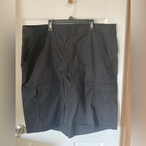 Copper Denim Black Cargo Shorts Mens 42